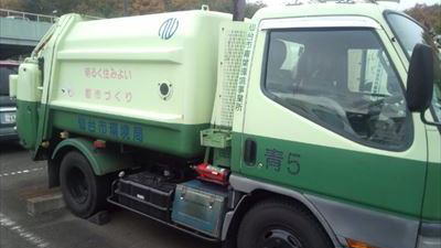 仙台市ゴミ収集車にバイオディーゼル燃料(ＢＤＦ)を給油